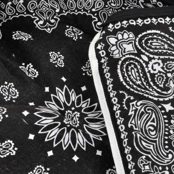 PAISLEYS BANDANA柄CUSHION COVER/STONE WASH[ペイズリーバンダナ柄