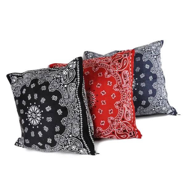 NikeSBペイズリー柄クッション 非売品　販促品 PAISLEYS BANDANA柄CUSHION COVER/STONE WASH[ペイズリーバンダナ柄